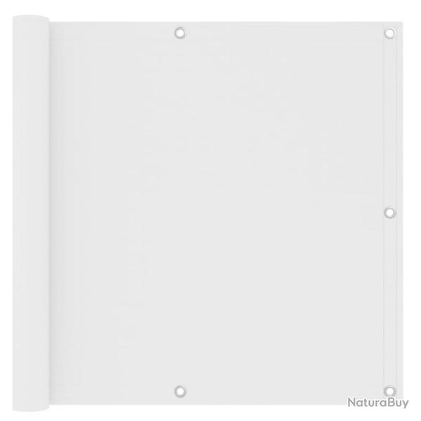 �cran de balcon Blanc 90x500 cm Tissu Oxford alsavelo