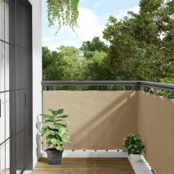 &Eacute;cran de balcon Beige 90x500 cm Tissu Oxford