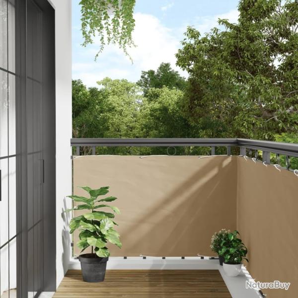 �cran de balcon Beige 90x300 cm Tissu Oxford
