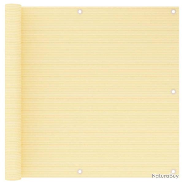 �cran de balcon Beige 90x500 cm PEHD alsavelo