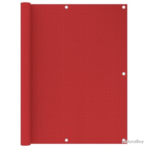 �cran de balcon Rouge 120x400 cm PEHD alsavelo