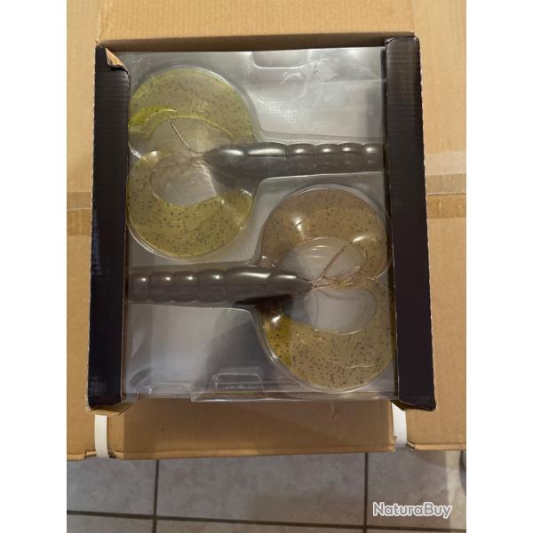 leurres pour la p�che Fox Mega Craw 20cm UV Green Pumpkin - NEUF -