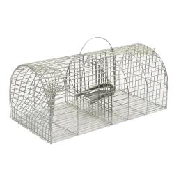 Lot de 3 Nasses &agrave; rat acier galvanis&eacute; 38 X 23 X 17 cm