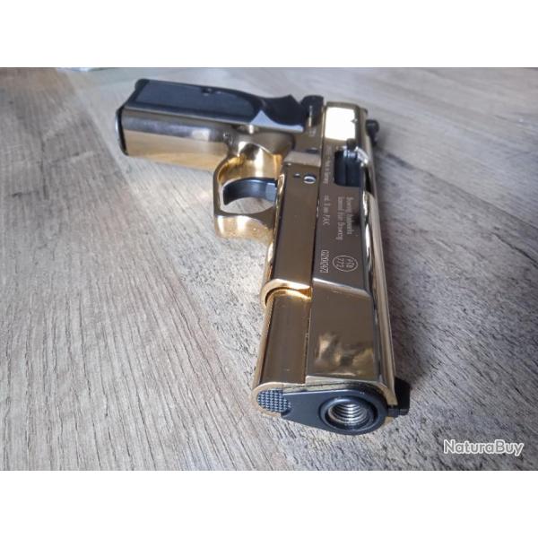 Enchres  1 sans prix de reserve!!!Cat. CBrowning GPDA Gold 9mm PAK avec chargeur supplmentaire