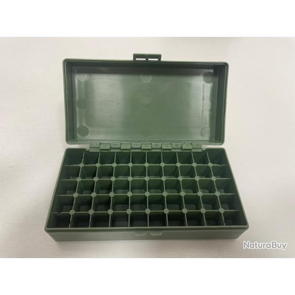 !! NEUF !! BO�TE DE RANGEMENTS 50 MUNITIONS CALIBRE 44 MAG