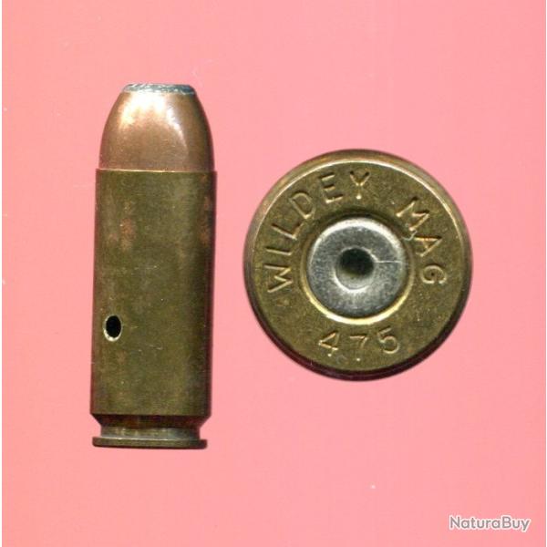 .475 WILDEY  - RARISSIME artouche du pistolet .475 WILDEY - marquage : WILDEY MAG 475