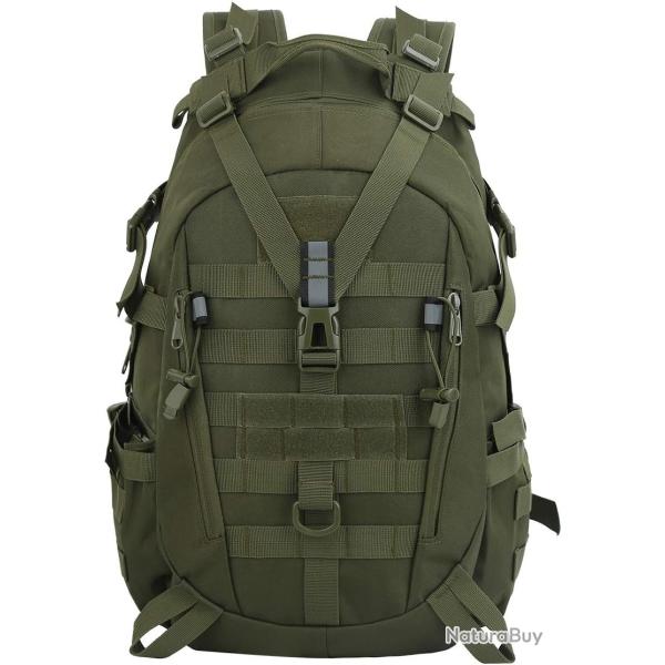 Sac � Dos Militaire Tactique Randonn�e �tanche Multifonctionnel Molle Voyage Camping Trekking Vert