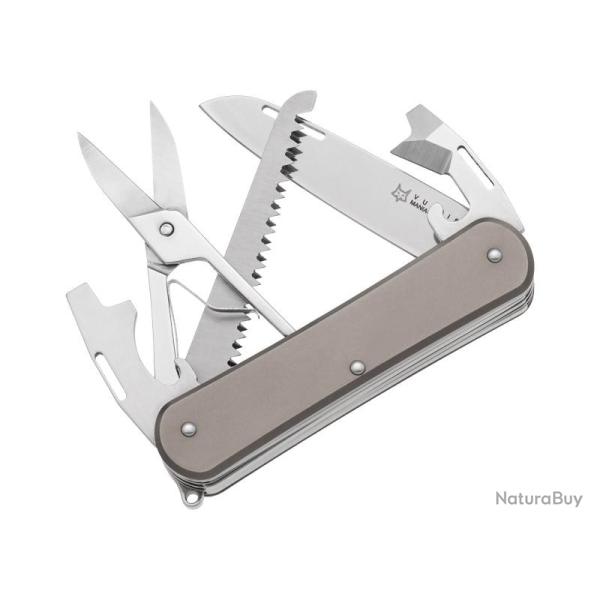 COUTEAU MULTIFONCTIONS FOX VULPIS VP130 5P TITANIUM