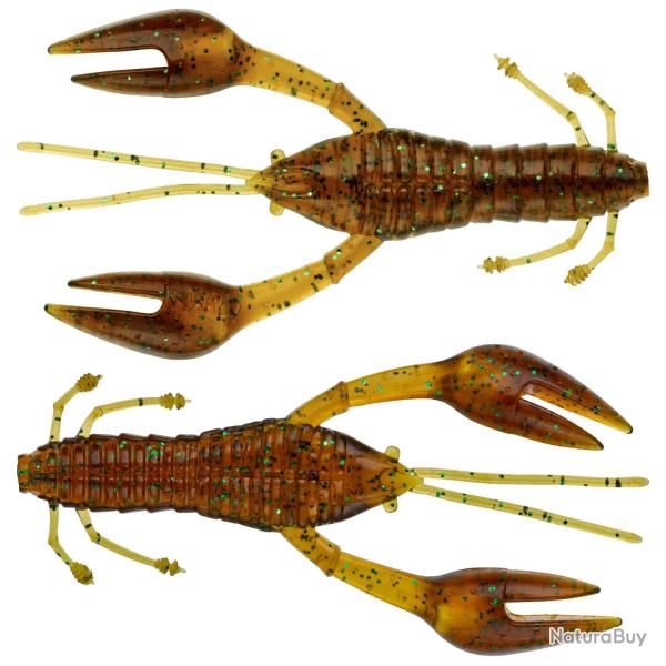 Leurre Souple Gunki Hourra Craw Up 75 4,1g 7,5cm par 5 Pumpkin Green Flk