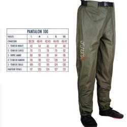 PANTALON DEVAUX 100 OLIVE XXL - 46/47