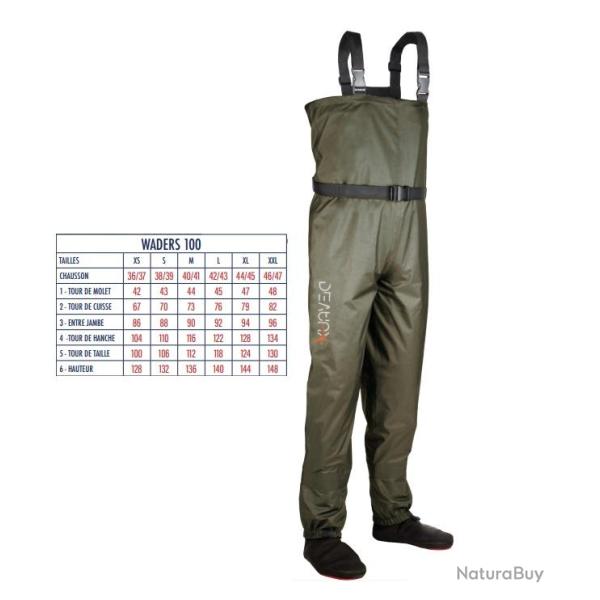 WADERS DEVAUX 100 XS - 36/37
