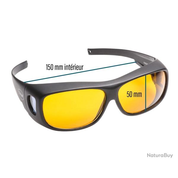 SURLUNETTES POLARISANTES VUXUN 1800 VERRE JAUNE