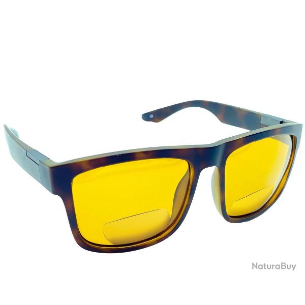 LUNETTES POLARISANTES VUXUN 660 VERRE JAUNE AVEC GROSSISSEMENT +2.5
