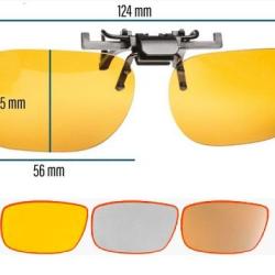 CLIP LUNETTE POLARISANT VUXUN 100 Verre Jaune