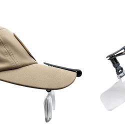 CLIP LOUPE CASQUETTE RELEVABLE CARSON 2.25X