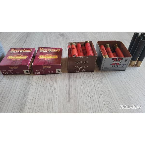 Cartouches 410 Magnum et 36/63.5