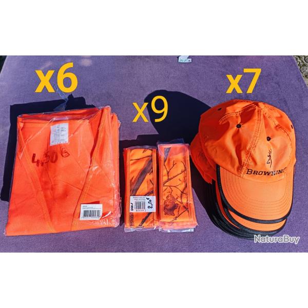 Lot v�tements fluo
