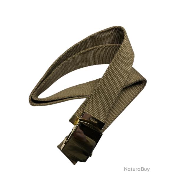 Ceinture Toile Beige coton