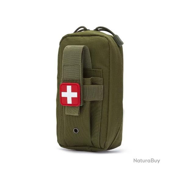 Trousse de Premier Secours Tactique Kit IFAK - MOLLE - VERT - SKX INDUSTRIES