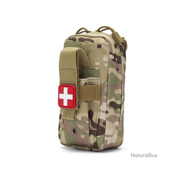 Trousse de Premier Secours Tactique Kit IFAK - MOLLE - CAMO - SKX INDUSTRIES