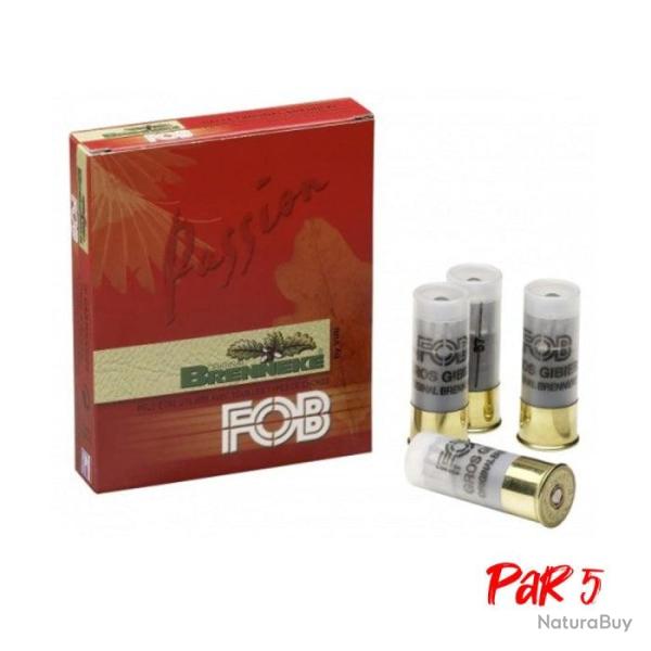 Cartouches de chasse FOB Brenneke - 16/67 / 27 g / Par 5
