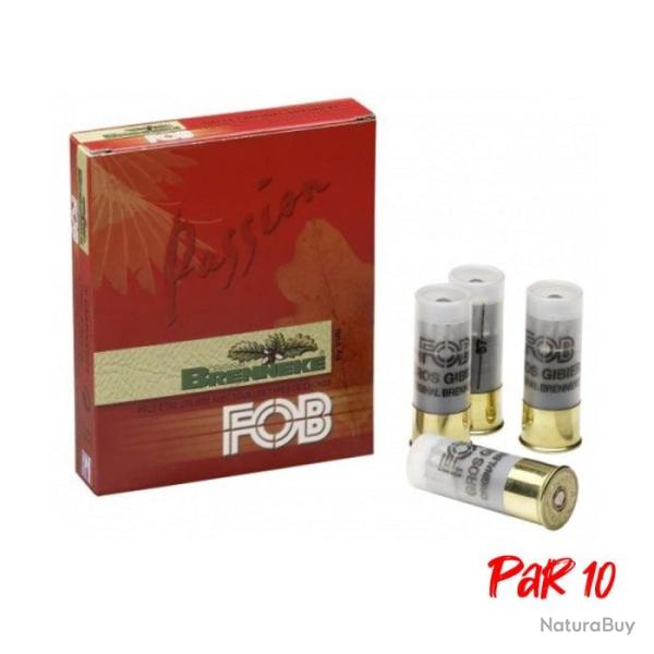 Cartouches de chasse FOB Brenneke - 12/67 / 32 g / Par 10