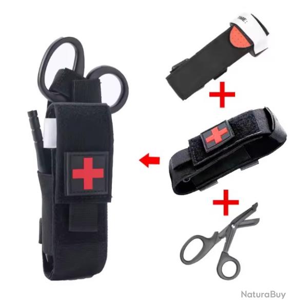 Poche + Garrot Tourniquet Tactique + Ciseaux - MOLLE - SKX INDUSTRIES