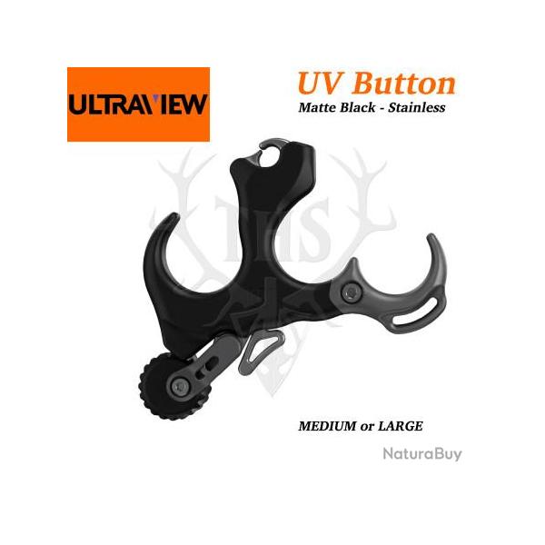 ULTRAVIEW UV Button - D�cocheur au Pouce pour Chasseurs & Tireurs 3D L Acier Inox