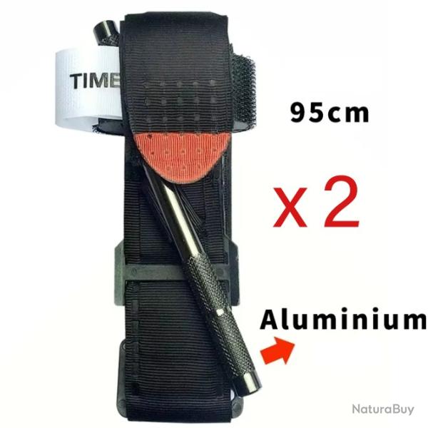 Garrot Tourniquet Militaire - 95 cm - LOT DE 2 - SKX INDUSTRIES