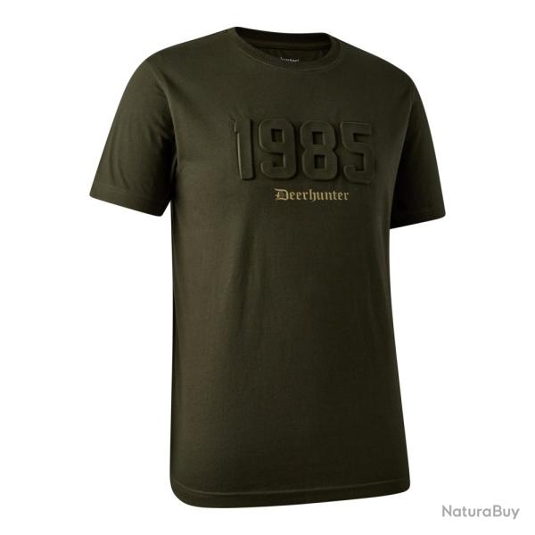 T-SHIRT DEERHUNTER "JUBIL� 1985" KAKI