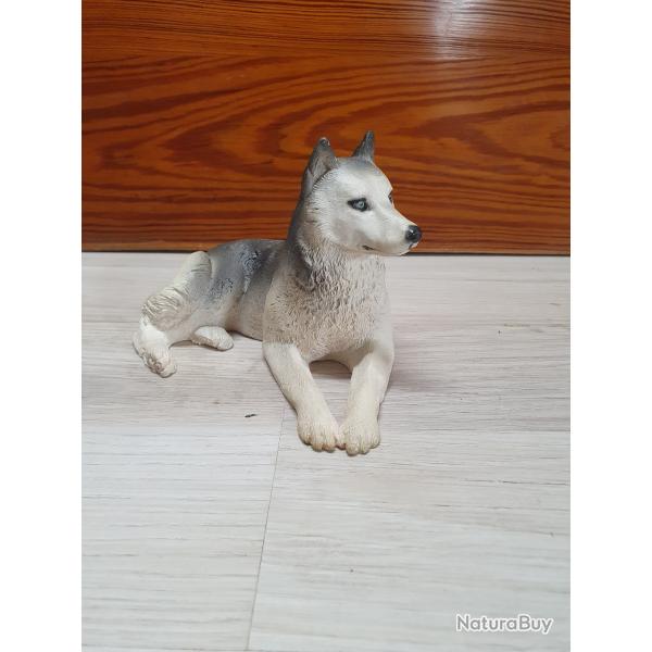 Figurine Husky Artisan de France 18cm