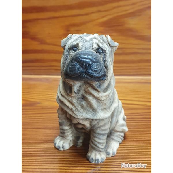 Figurine Chien Shar-Pe� rare vintage 1988 Castagna