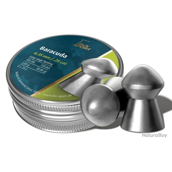 Plomb H&N Baracuda cal.6.35 2G 30.86GR PAR 150