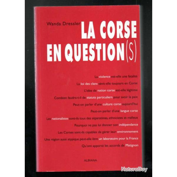 la corse en question(s) de wanda dressler