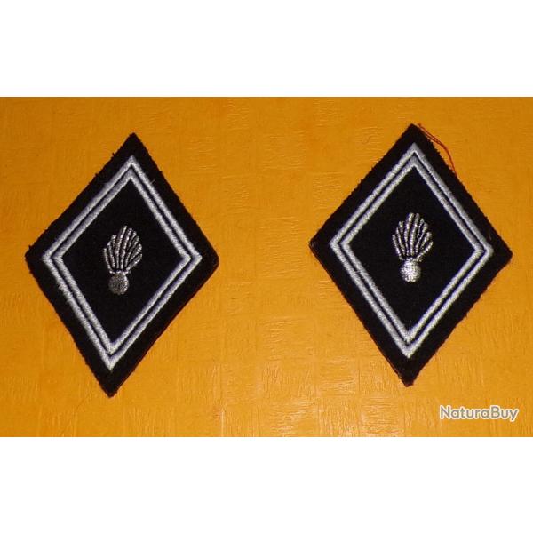 LOSANGE DE BRAS , INSIGNE D'EPAULE EN TISSU , OBSOLETE POUR COLLECTION��,DIMENSION 75 MM X 50 MM  ,B