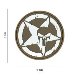 Patch 3D PVC Punisher Allied Star Coyote