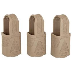 Lot de 3 tirettes Magpul Original pour chargeur 9mm - couleur coyote