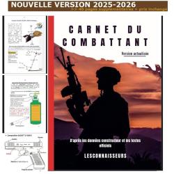 Carnet du Combattant LESCONNAISSEURS&reg;- actualis&eacute; 2025/2026