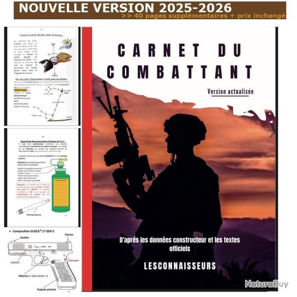 Carnet du Combattant LESCONNAISSEURS�- actualis� 2025/2026