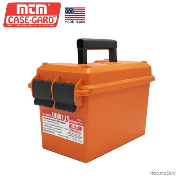 Bo�te � munitions AC50C - MTM Case-Gard - couleur orange Orange