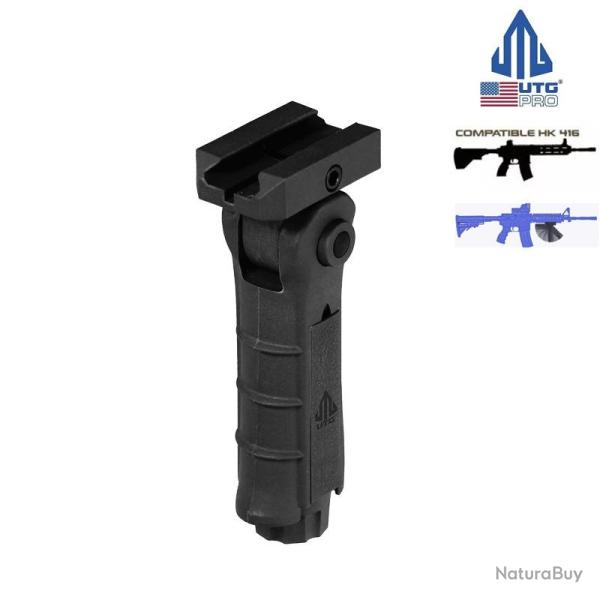 Poign�e avant tactique pliable UTG� � 5 positions (compatible picatinny) Noir