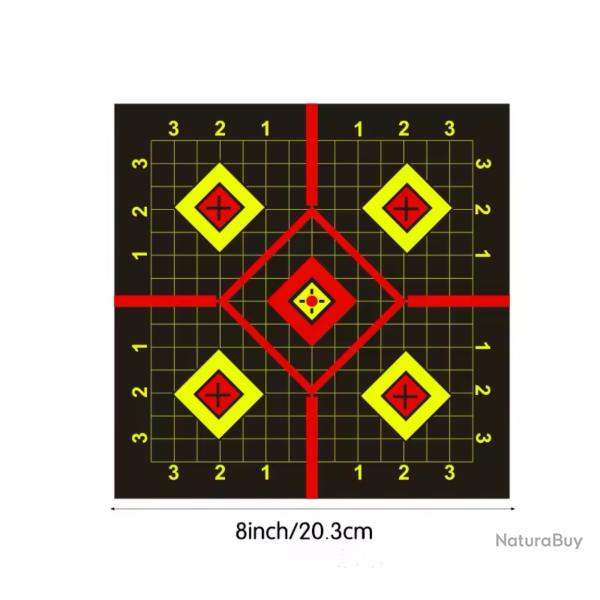 50 cibles r�actives autocollantes - port offertSp�ciale op�ration photo 1