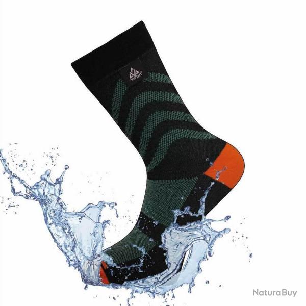 Chaussette imperm�able Verjari Eco-Dry Vertes 47-49