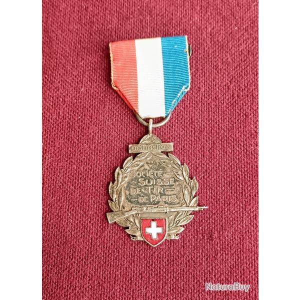 Insigne de la soci�t� de tir suisse de Paris