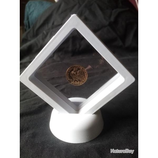 copie 10 francs Coq 1899 dans cadre blanc