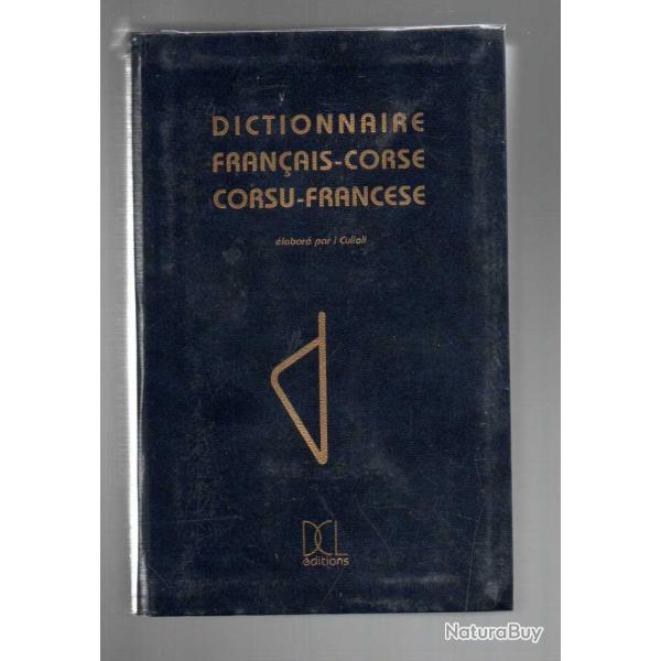 dictionnaire franais-corse -corsu-francese i.culioli
