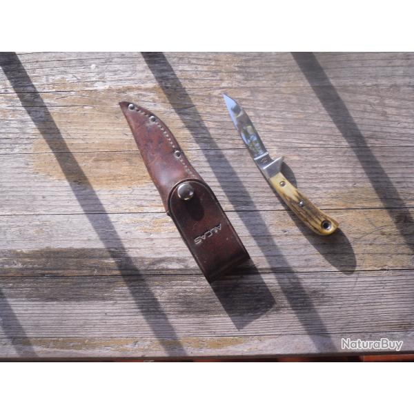 2 couteaux anciens U.S.A. Alcas et Schrade Old Timer