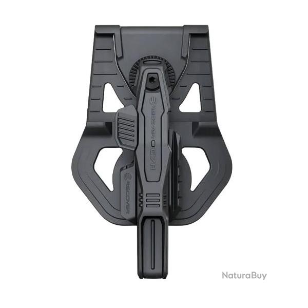 HOLSTER A RETENTION ACTIVE GAUCHE RECOVER G7A - NOIR
