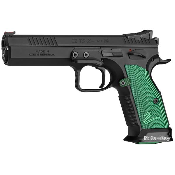 Wahoo ! Pistolet CZ 75 TS 2 Racing Green calibre 9x19