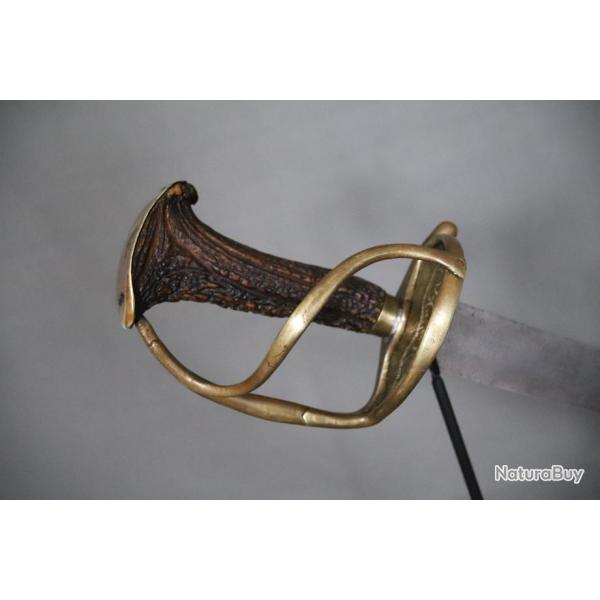 Fort sabre de v�nerie (chasse) - Germanique ou Europe Centrale, 17�me d�but 18�me si�cle